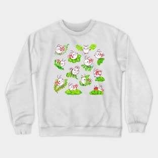 Shy shrimp and moss Crewneck Sweatshirt